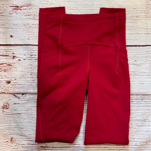 Lululemon Swift Speed High-Rise Tight 28" in Dark Red Sz 0 - Picture 1 of 7